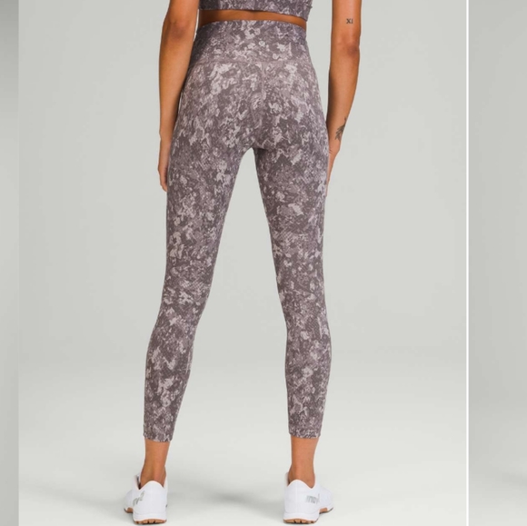 Lululemon Wunder Train Legging 25" In Grey Multi Size 4 - Picture 2 of 6